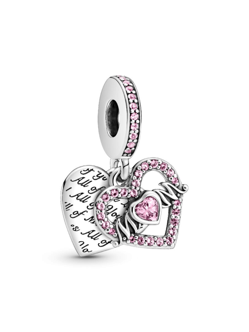 Heart & Mom Dangle Charm - Image 3
