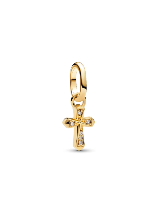 Sparkling Cross Mini Dangle Charm - Image 3