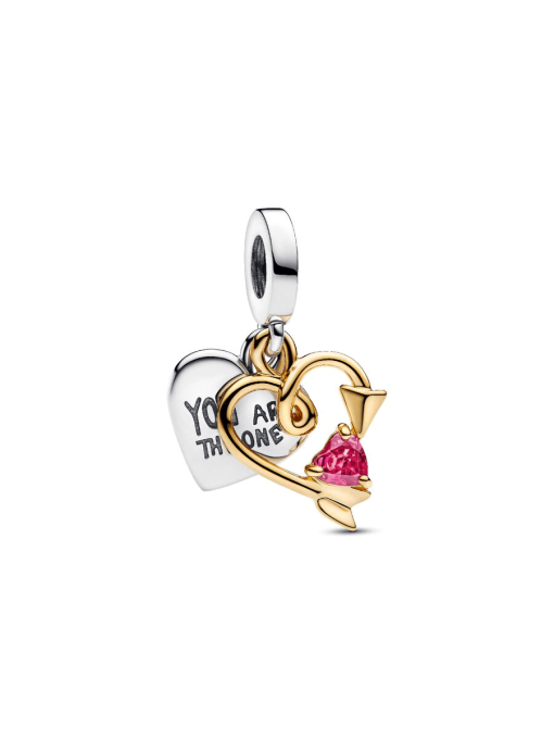 Arrow of Love Bracelet and Engravable Charm Set - Image 4