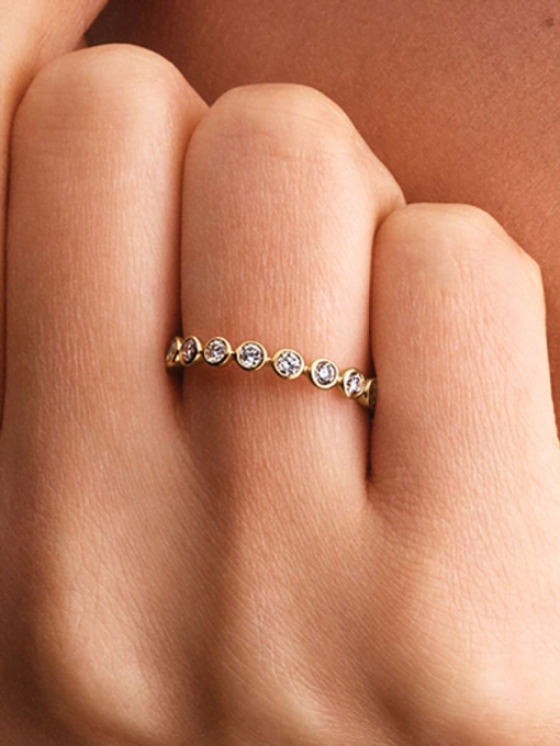 Pandora Era Bezel Lab-Grown Diamond Eternity Ring - Image 2