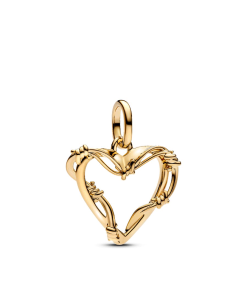 Wire Heart Dangle Charm