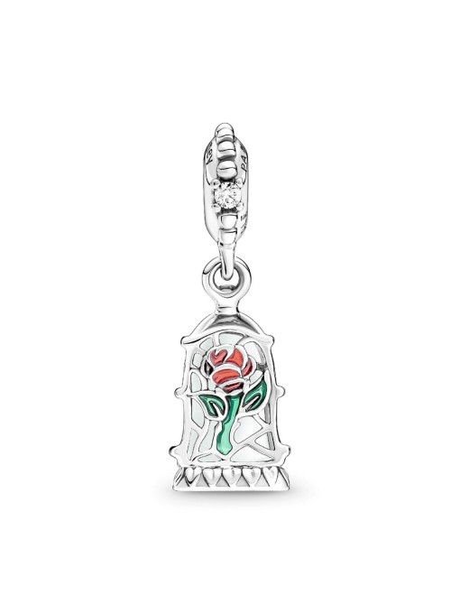 Disney Beauty and the Beast Enchanted Rose Dangle Charm - Image 7