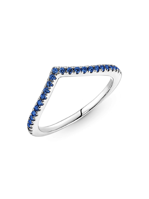 Pandora Timeless Wish Sparkling Blue Ring - Image 7