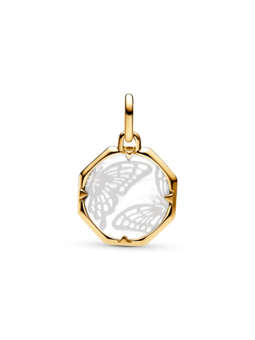 Pandora ME Pearlescent Butterfly Medallion Charm - Image 4