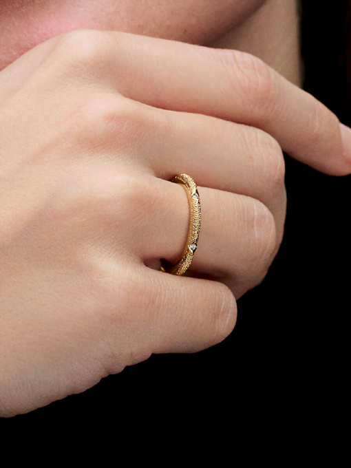 Pandora ME Texture & Stones Ring - Image 2