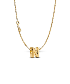 Letter N Charm Necklace