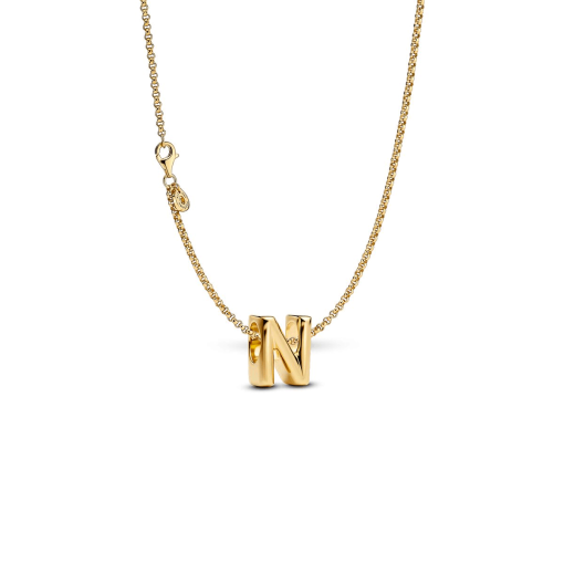 Letter N Charm Necklace