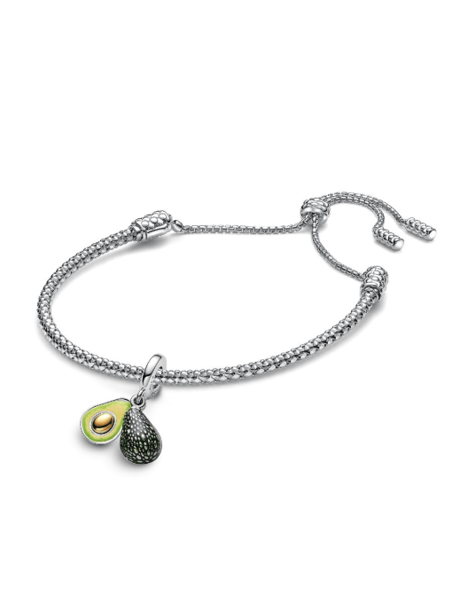 Avocado Dangle Charm Bracelet Set - Image 2