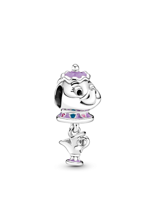 Disney Beauty and the Beast Mrs. Potts and Chip Dangle Charm