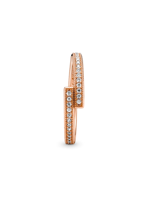 FINAL SALE - Sparkling Overlapping Ring - Image 4
