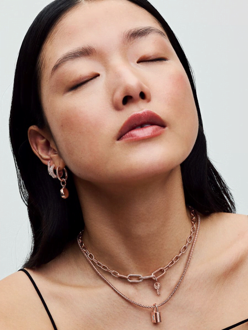 Pandora Moments Studded Chain Necklace - Image 6