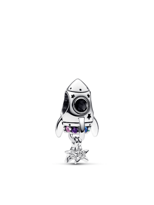 Space Love Rocket Charm - Image 3