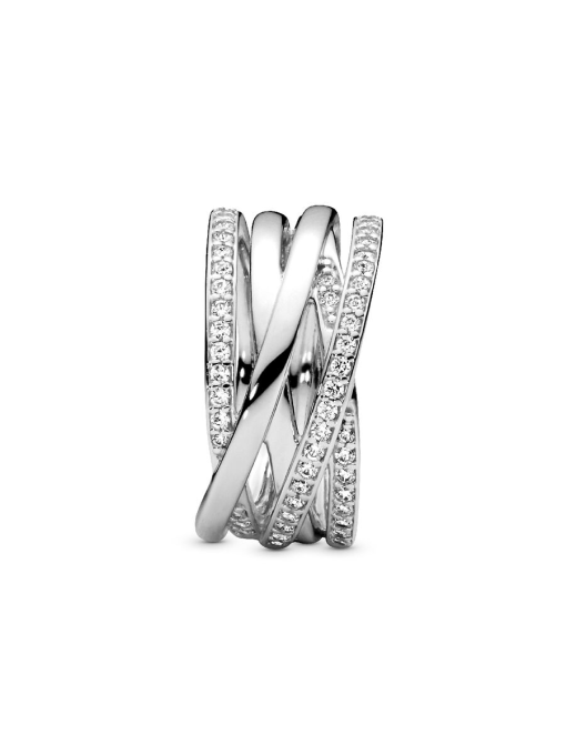 Sparkling & Polished Lines Ring - Image 6