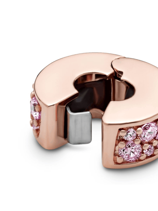 Pink Pave Clip Charm - Image 6