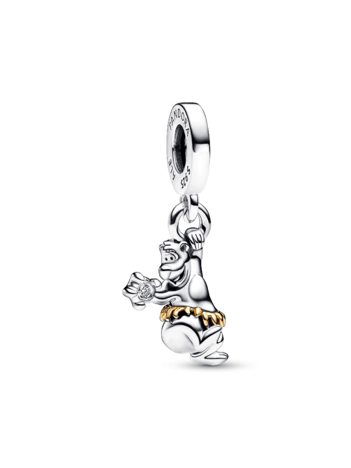 FINAL SALE - Disney 100th Anniversary Baloo Lab-grown Diamond Dangle Charm - Image 3