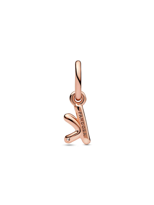 FINAL SALE - Letter K Script Alphabet Dangle Charm - Image 4