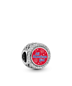 Engravable All American Girl Charm