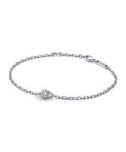 Pandora Infinite Sterling Silver Lab-grown Diamond Chain Bracelet