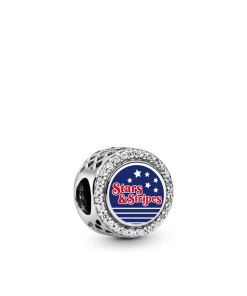 Engravable Stars & Stripes Charm