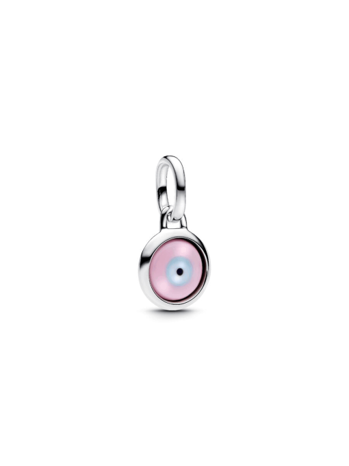 Engravable Evil Eye Murano Glass Mini Dangle Charm