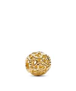 Openwork Heart Charm