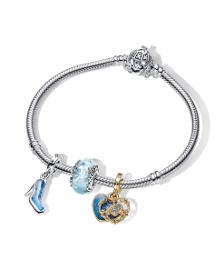 Disney Cinderella's Triple Charm Bracelet Set