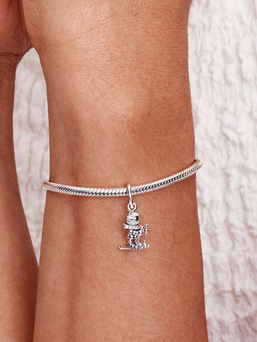 Skier Dangle Charm - Image 2