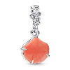 Coral-colored Shell Double Dangle Charm