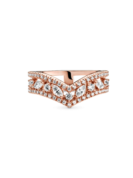 FINAL SALE - Sparkling Marquise Double Wishbone Ring - Image 5
