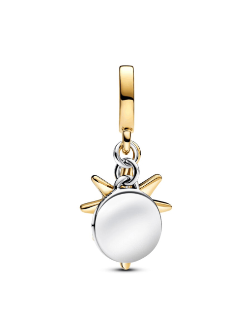Engravable North Star Lab-grown Diamond Dangle Charm - Image 7