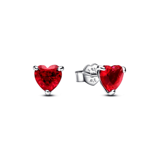 Sparkling Red Heart Ring Set - Image 3