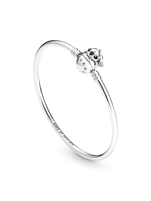 Pandora Moments Disney Stitch Biting Clasp Bangle - Image 6