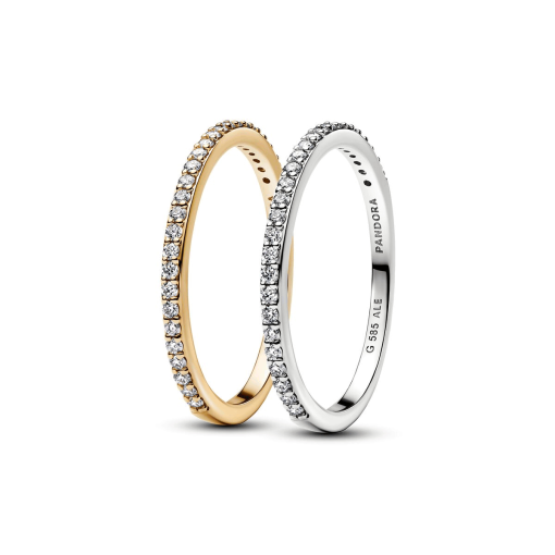 Lab-Grown Diamond Half Eternity Ring Duo