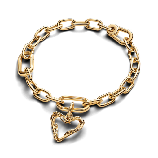Barbed Wire Heart Bracelet Set