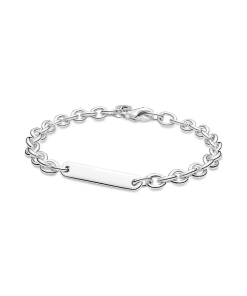 Engravable Bar Link Bracelet