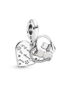 Cats & Hearts Dangle Charm