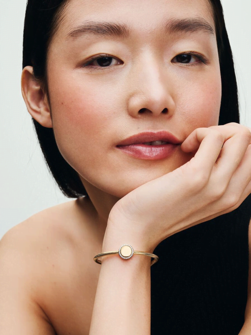 Engravable Sparkling Button Charm - Image 4
