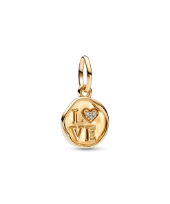 Sparkling Love Stamp Dangle Charm