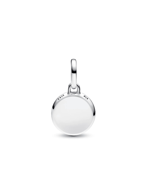 Red Murano Glass Engravable Mini Medallion Charm - Image 7