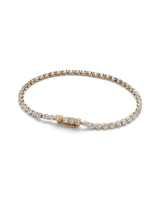 Pandora Era 14k Gold Lab-grown Diamond Tennis Bracelet - Image 5