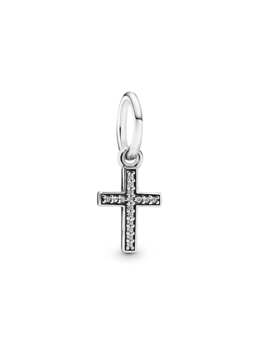 Sparkling Cross Dangle Charm - Image 3