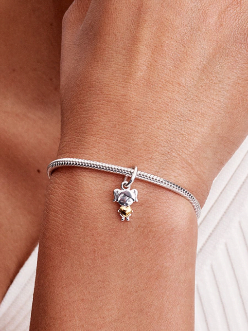 Happy Girl Dangle Charm - Image 2
