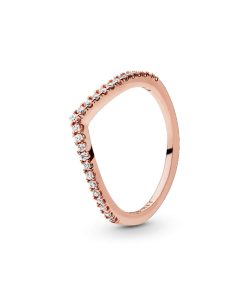 Sparkling Wishbone Ring
