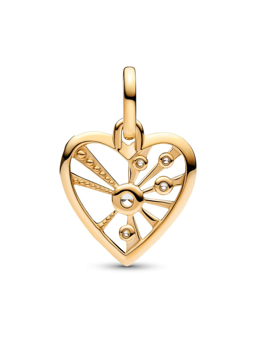 Heart & Rays Medallion Charm - Image 5