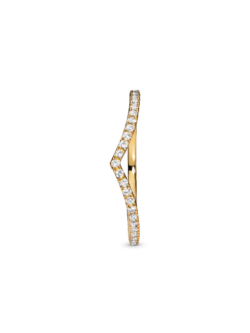 Sparkling Wishbone Ring - Image 5