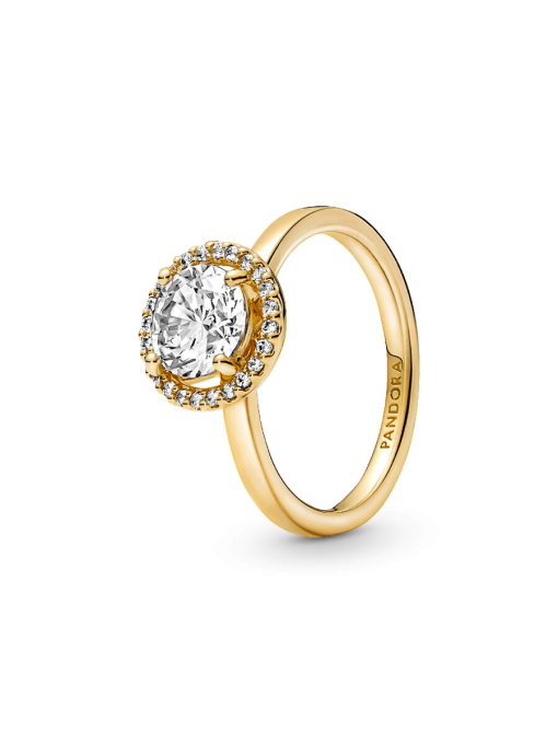 Sparkling Round Halo Ring - Image 3