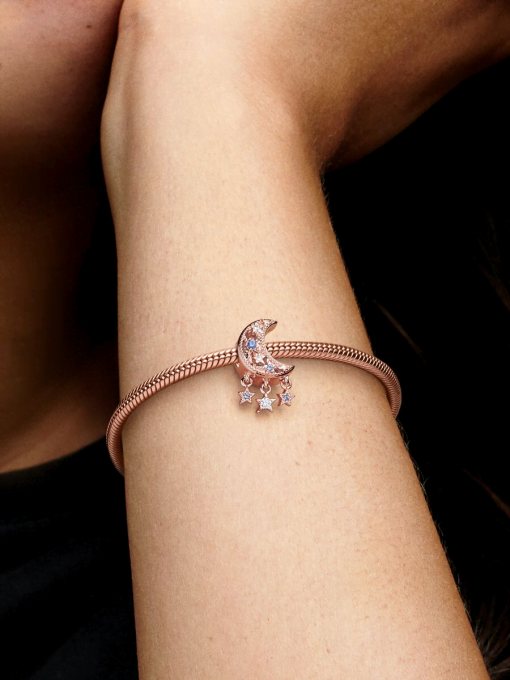 Star & Crescent Moon Charm - Image 2