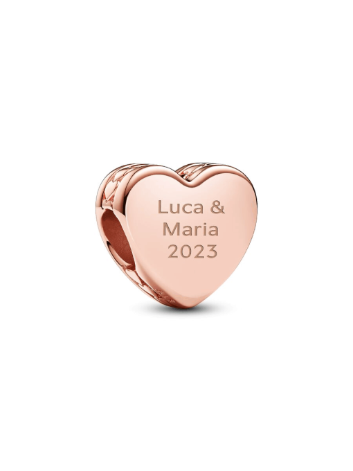 Engravable Heart Charm - Image 5