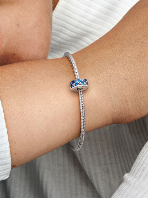 Blue Pave Clip Charm - Image 2