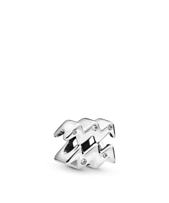 Sparkling Aquarius Zodiac Charm